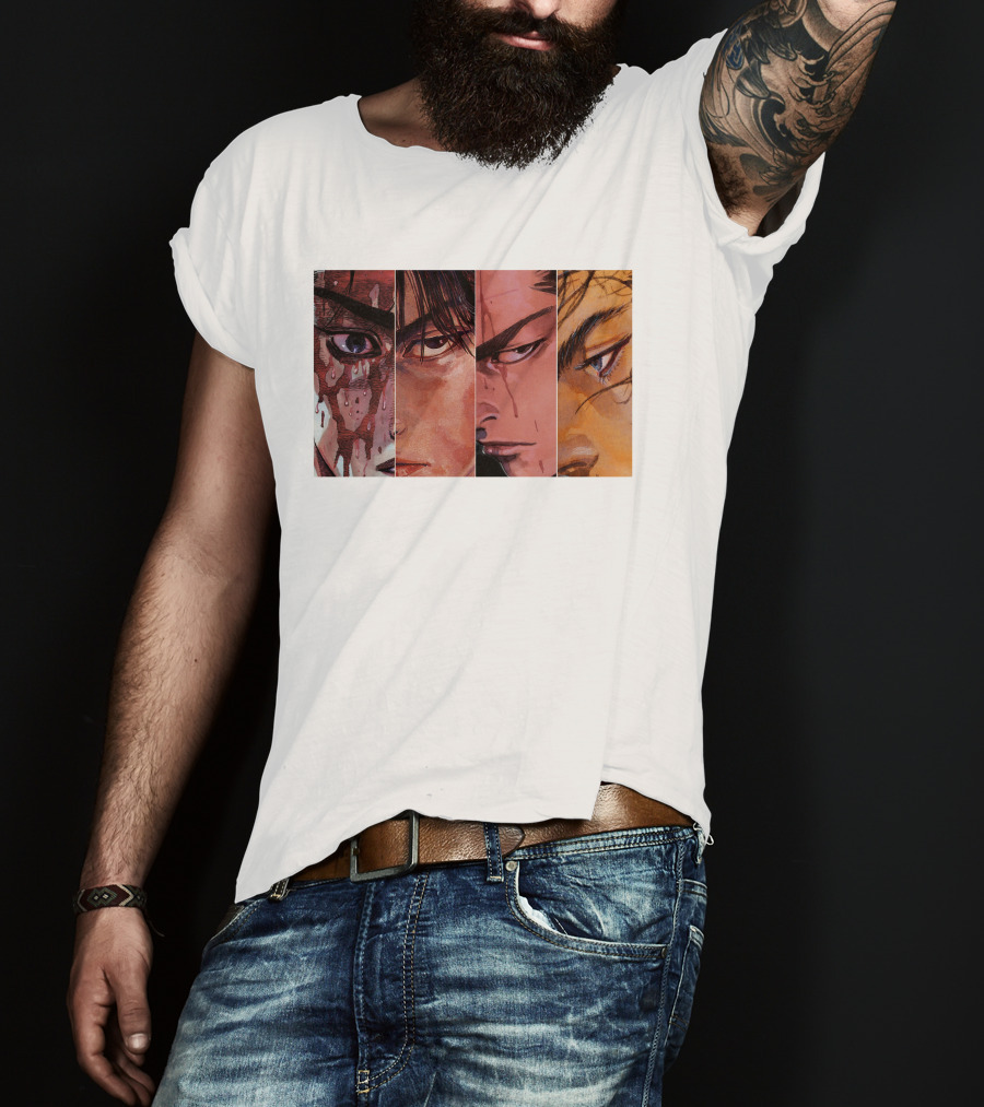 Vagabond Miyamoto Musashi Sasaki Takehiko Inoue Manga T-Shirt