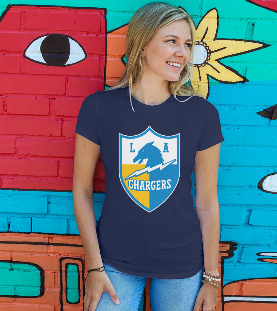 Los Angeles Chargers LA Shield Chargers Vintage T-Shirt