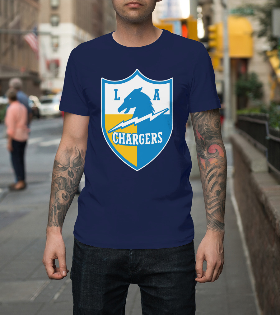 Los Angeles Chargers LA Shield Chargers Vintage T-Shirt