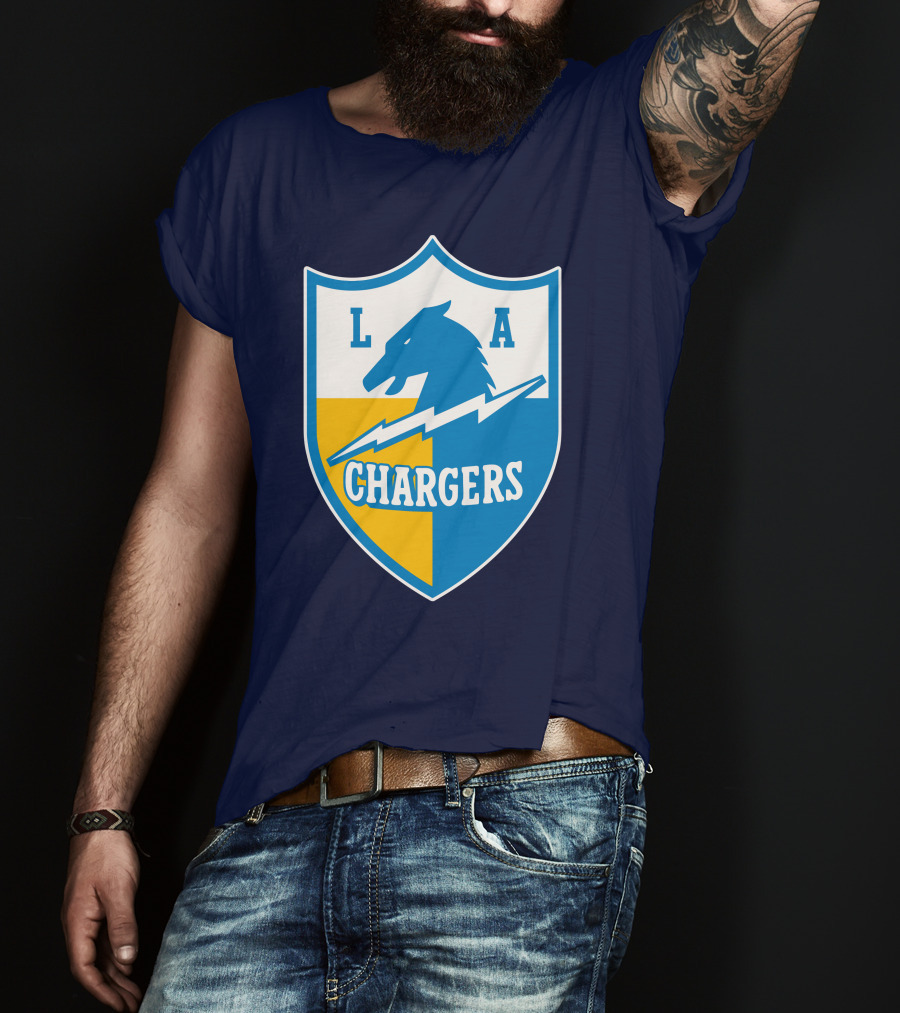 Los Angeles Chargers LA Shield Chargers Vintage T-Shirt