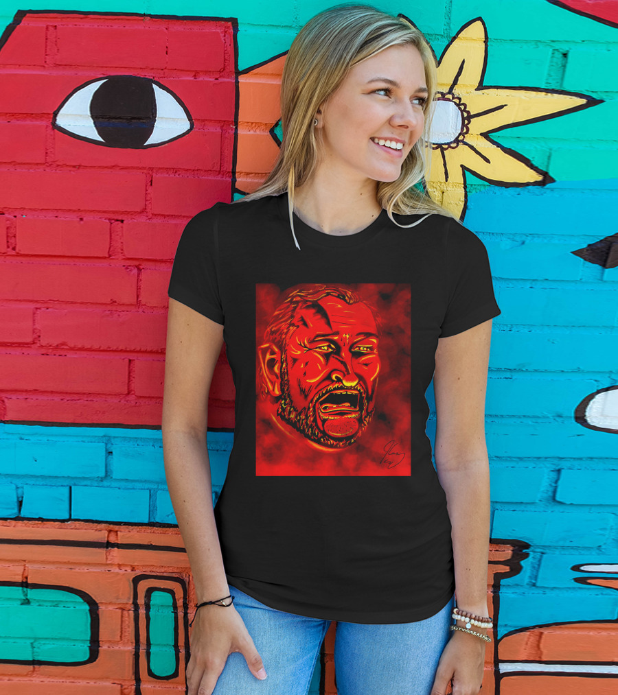Ted Cruz Hell Red Cartoon Caricature Roast T-Shirt