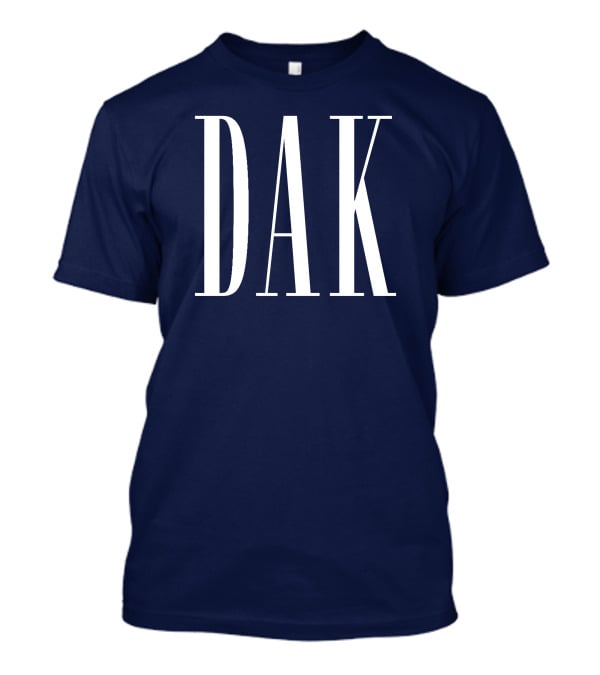 DAK Cowboys Quarterback Football Fan Gear T-Shirt