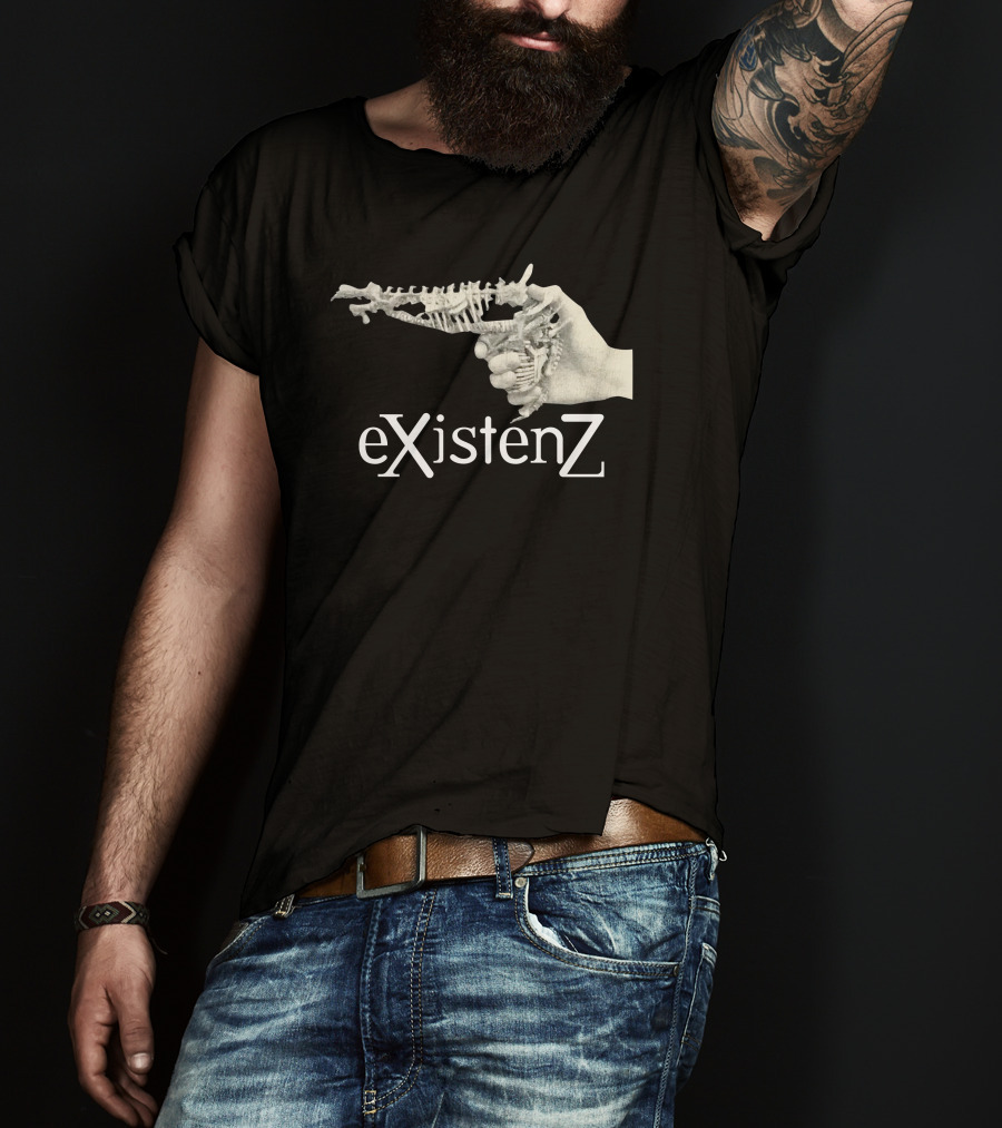 EXistenZ Bone Gun Hand Retro 90s Film T-Shirt