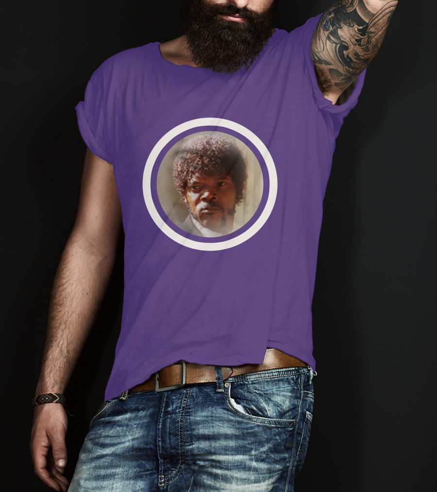 Pulp Fiction Jules Winfield Samuel L Jackson Iconic Face T-Shirt