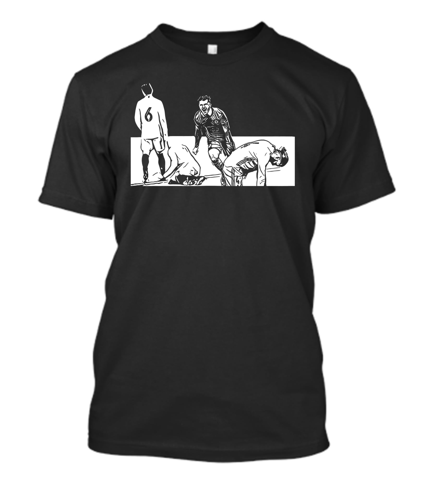 The Madrid Dagger Football Moment Iconic Victory Scene T-Shirt
