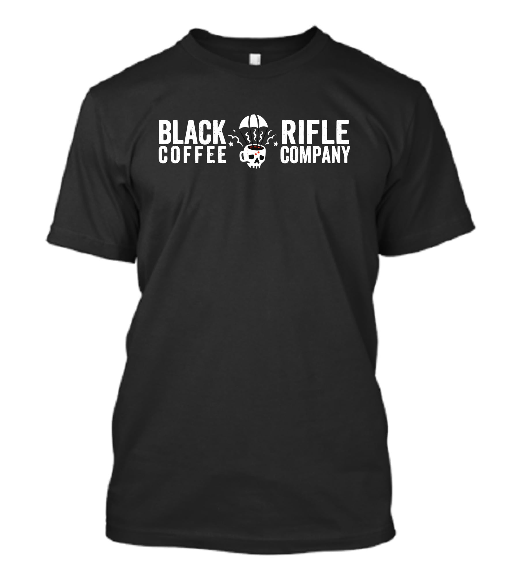 Black Rifle Coffee Company Skull Cup Parachute T-Shirt