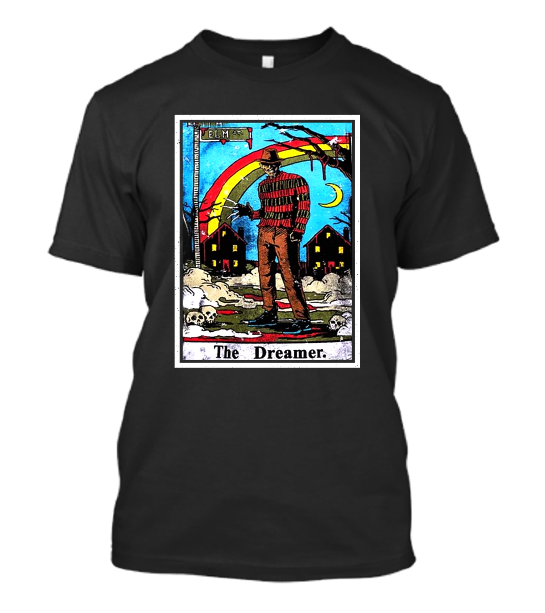 The Dreamer Elm Street Freddy Krueger Retro T-Shirt