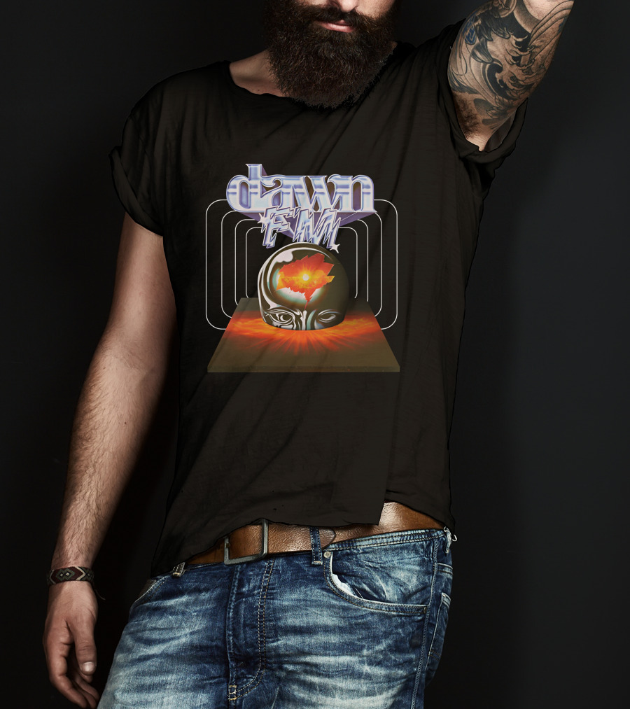 Dawn FM Surreal Orb And Geometric Energy Burst T-Shirt