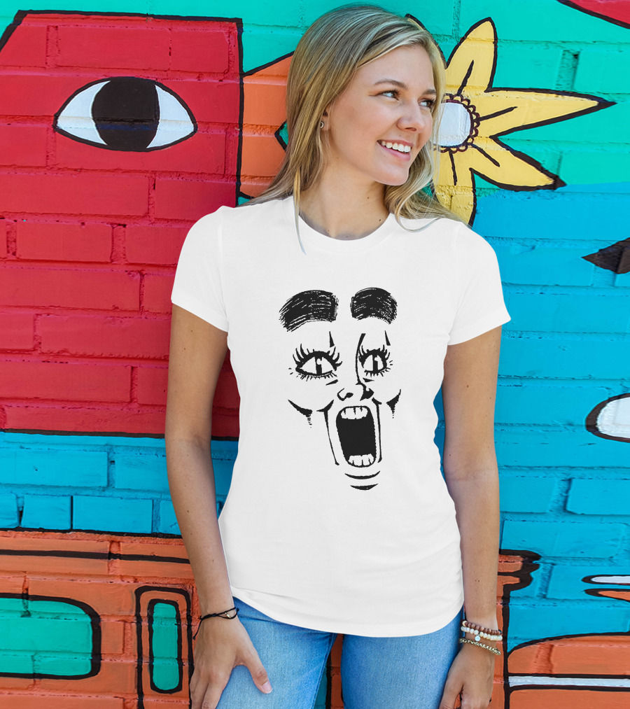 Represent Gasp Bold Expression Face T-Shirt