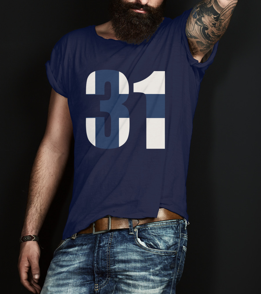 Nafo Finland 31 Finnish Flag Stripes T-Shirt