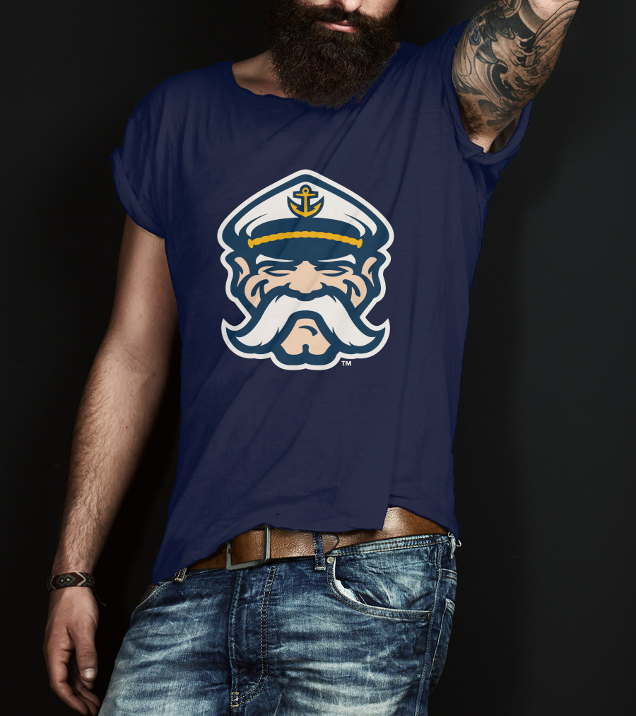 Lake County Captains Nautical Logo Cap T-Shirt