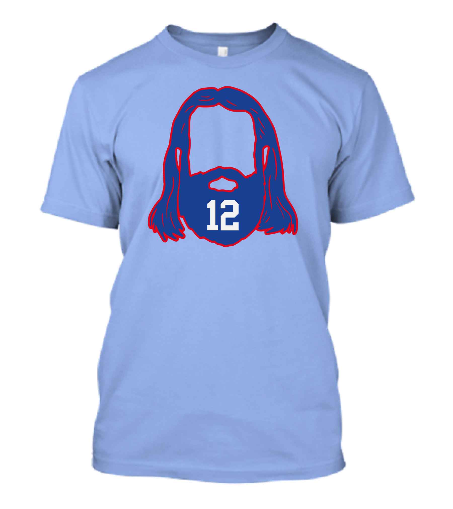 12 Blue Beard And Hair T-Shirt