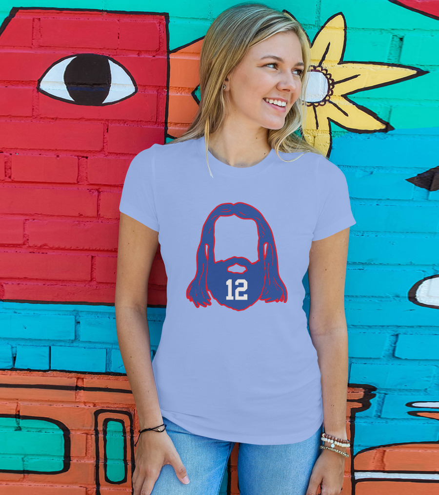 12 Blue Beard And Hair T-Shirt