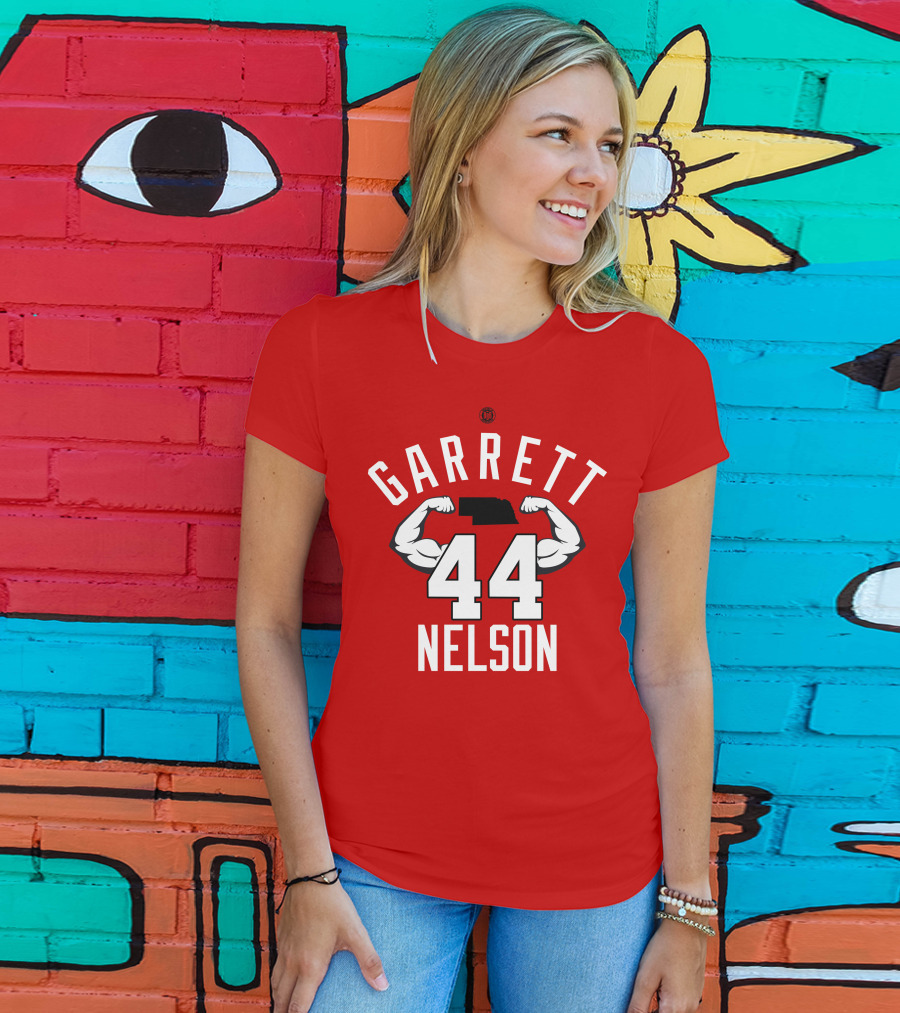 Garrett Nelson 44 Nebraska Strong T-Shirt