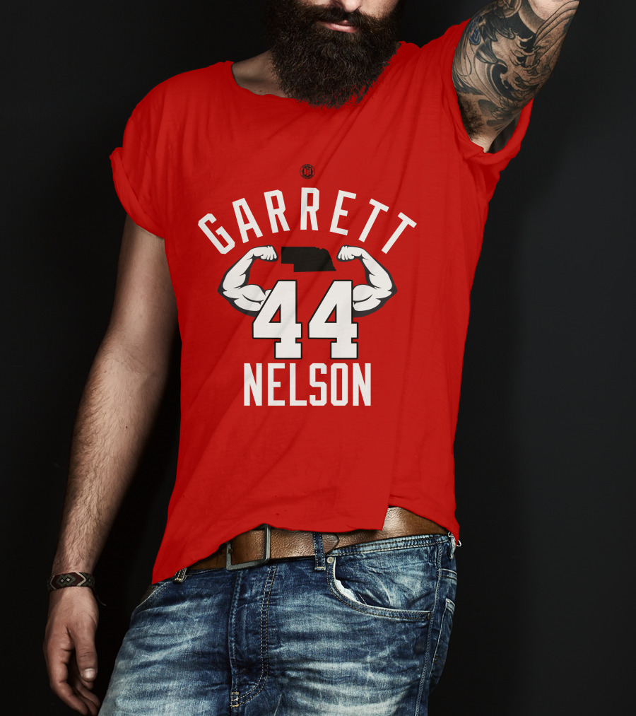 Garrett Nelson 44 Nebraska Strong T-Shirt