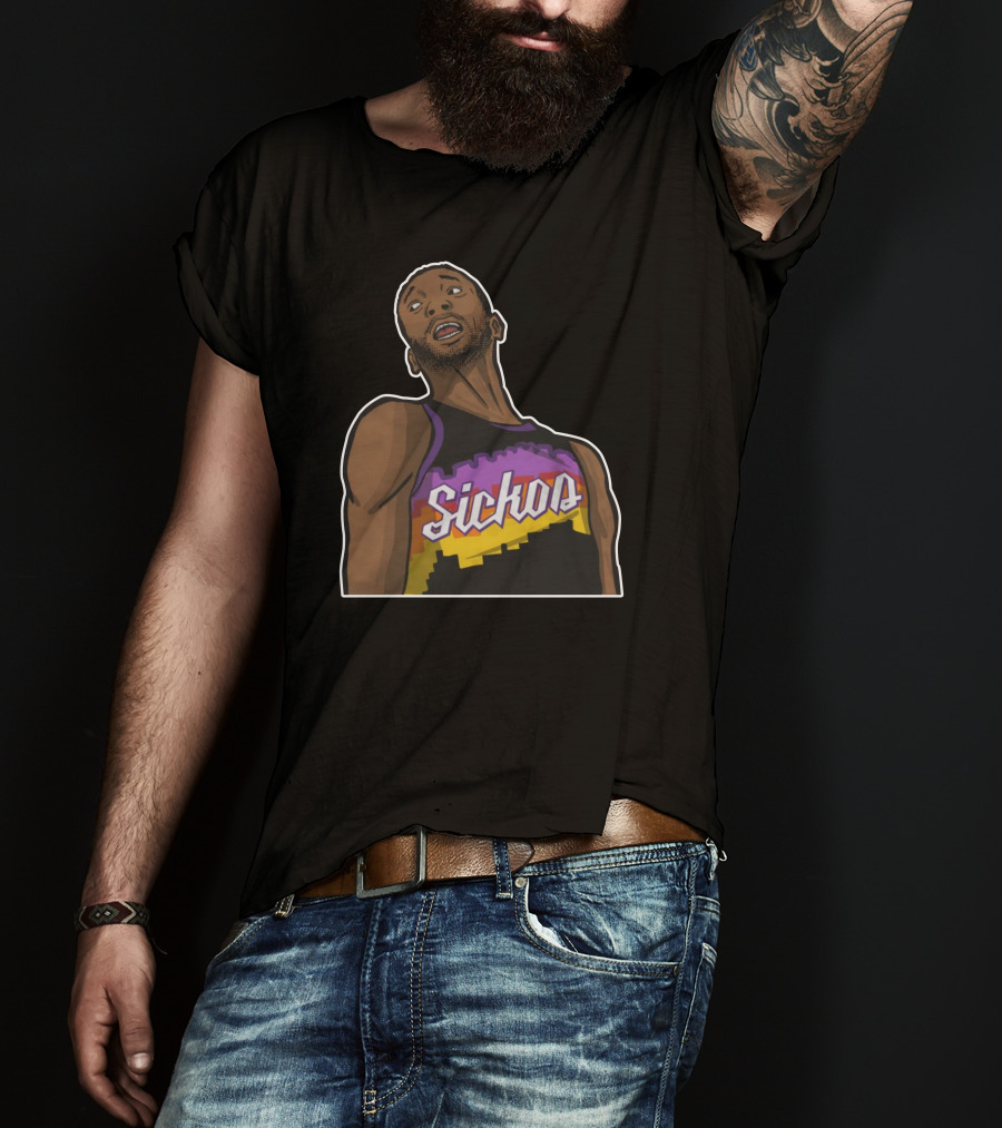 Sickos Retro Basketball Jersey Inspired Graphic T-Shirt