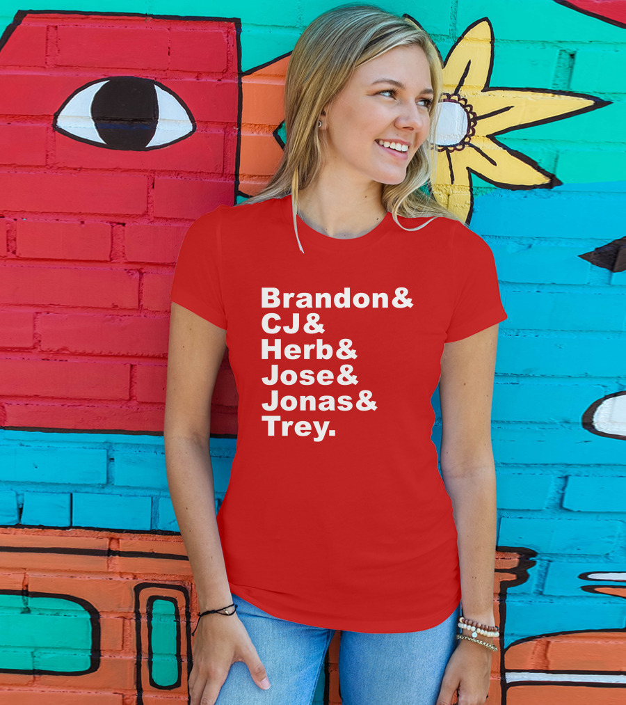 Brandon CJ Herb Jose Jonas Trey New Orleans Pelicans Fan T-Shirt