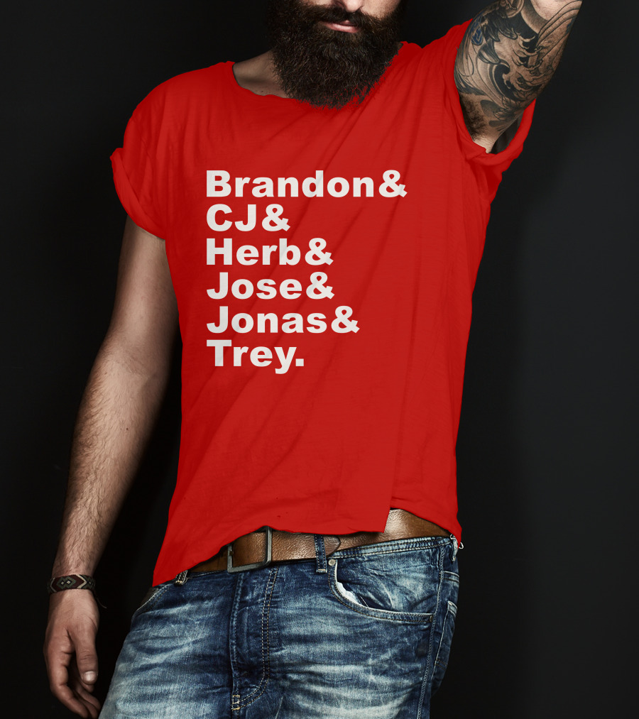 Brandon CJ Herb Jose Jonas Trey New Orleans Pelicans Fan T-Shirt