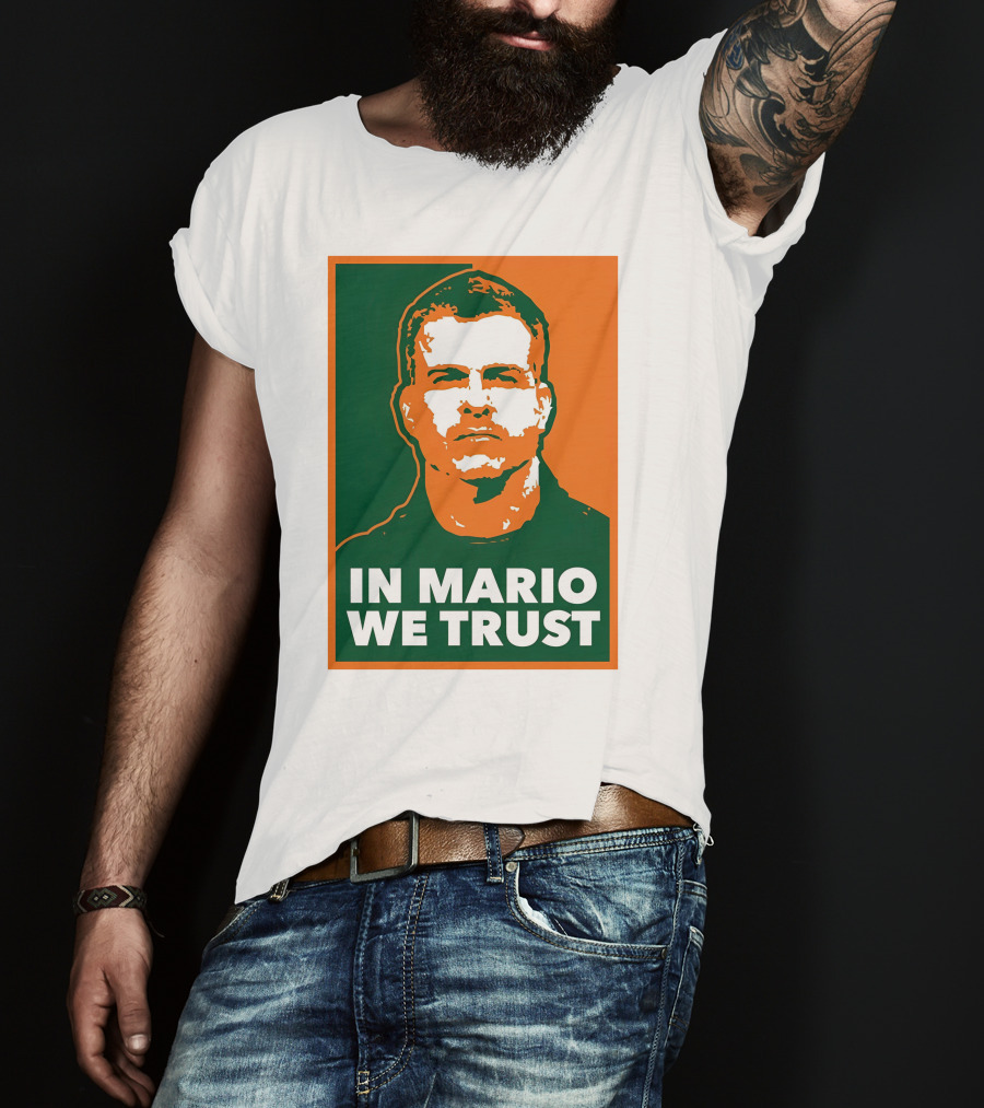 In Mario We Trust Retro Sports T-Shirt