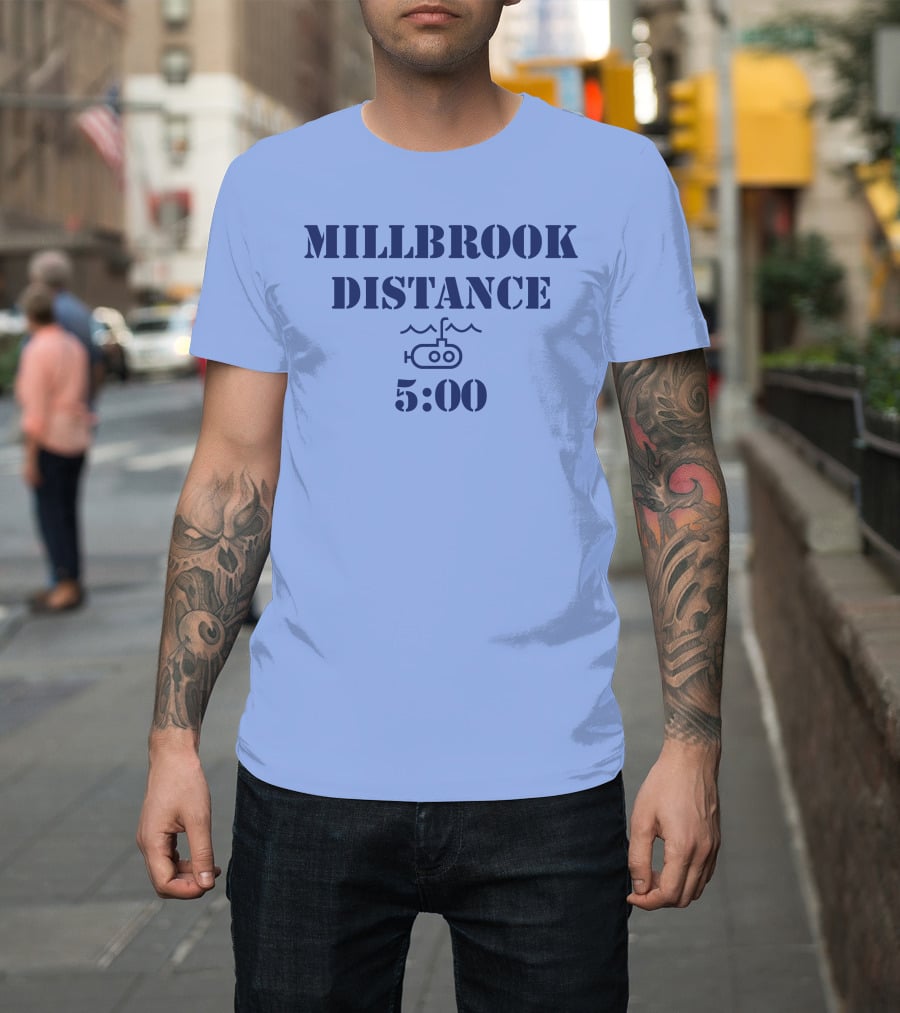 MILLBROOK DISTANCE 5:00 Submarine T-Shirt
