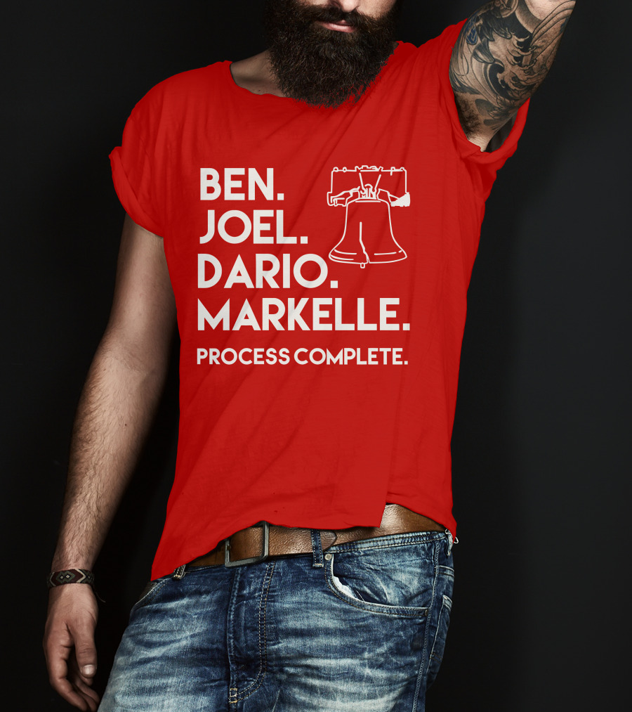 Ben Joel Dario Markelle Process Complete With Liberty Bell T-Shirt