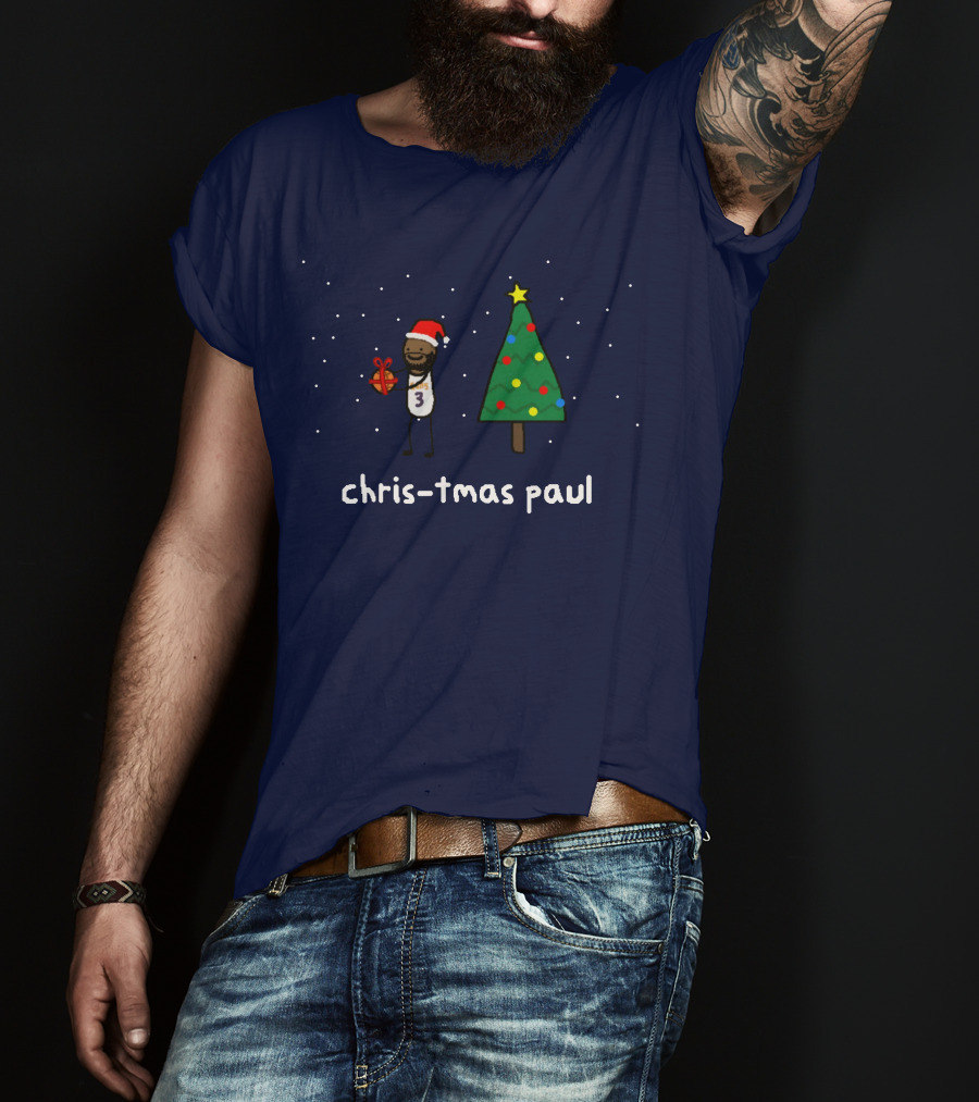 Chris-tmas Paul Holiday Merch NBA Paint Swea T-Shirt