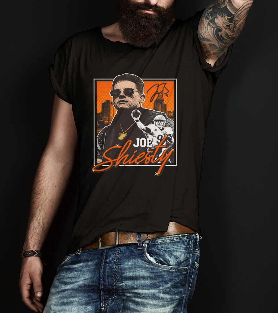 Joe Shiesty 9 Signature Urban Skyline Football T-Shirt