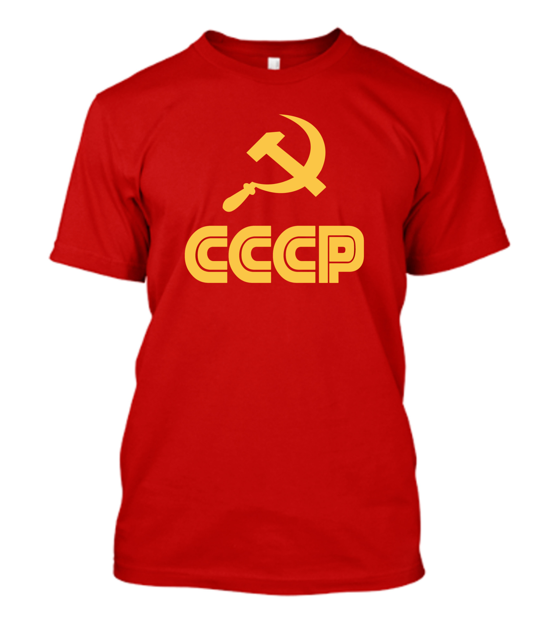 Schotthappens CCCP Soviet Hammer And Sickle Red T-Shirt