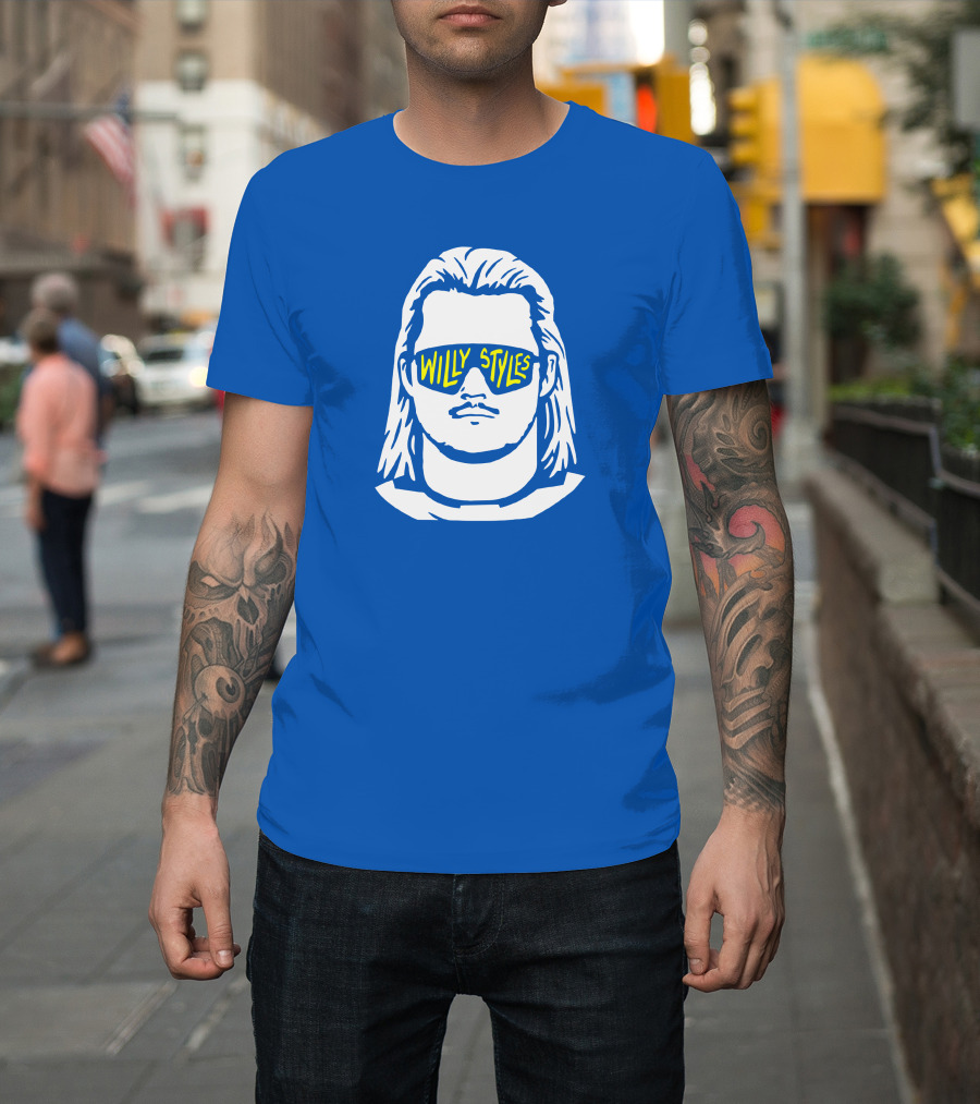 Futuremrsmarner Willy Styles Retro Sunglasses T-Shirt