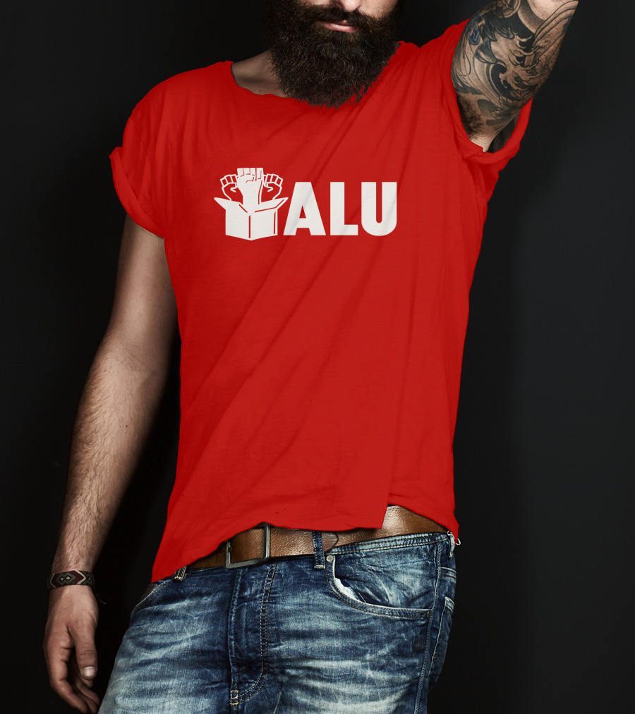 ALU Fist In Box Bold Red T-Shirt