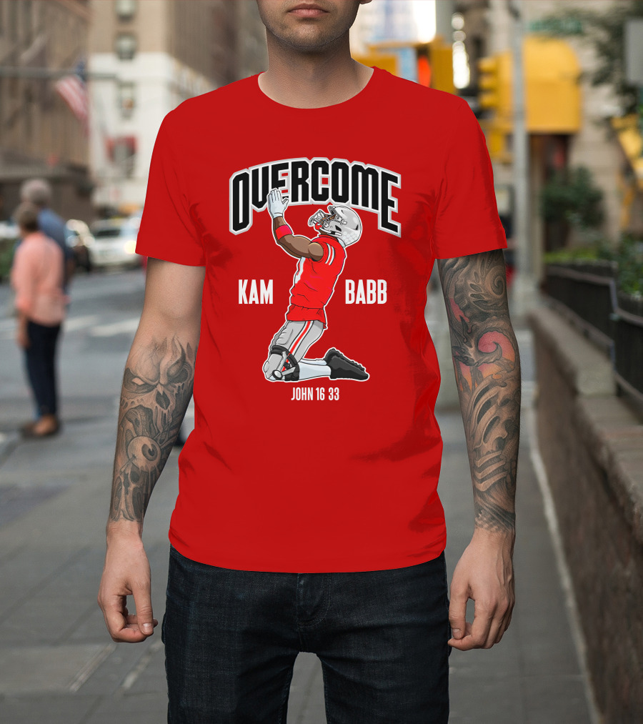 OVERCOME Kam Babb John 16 33 T-Shirt