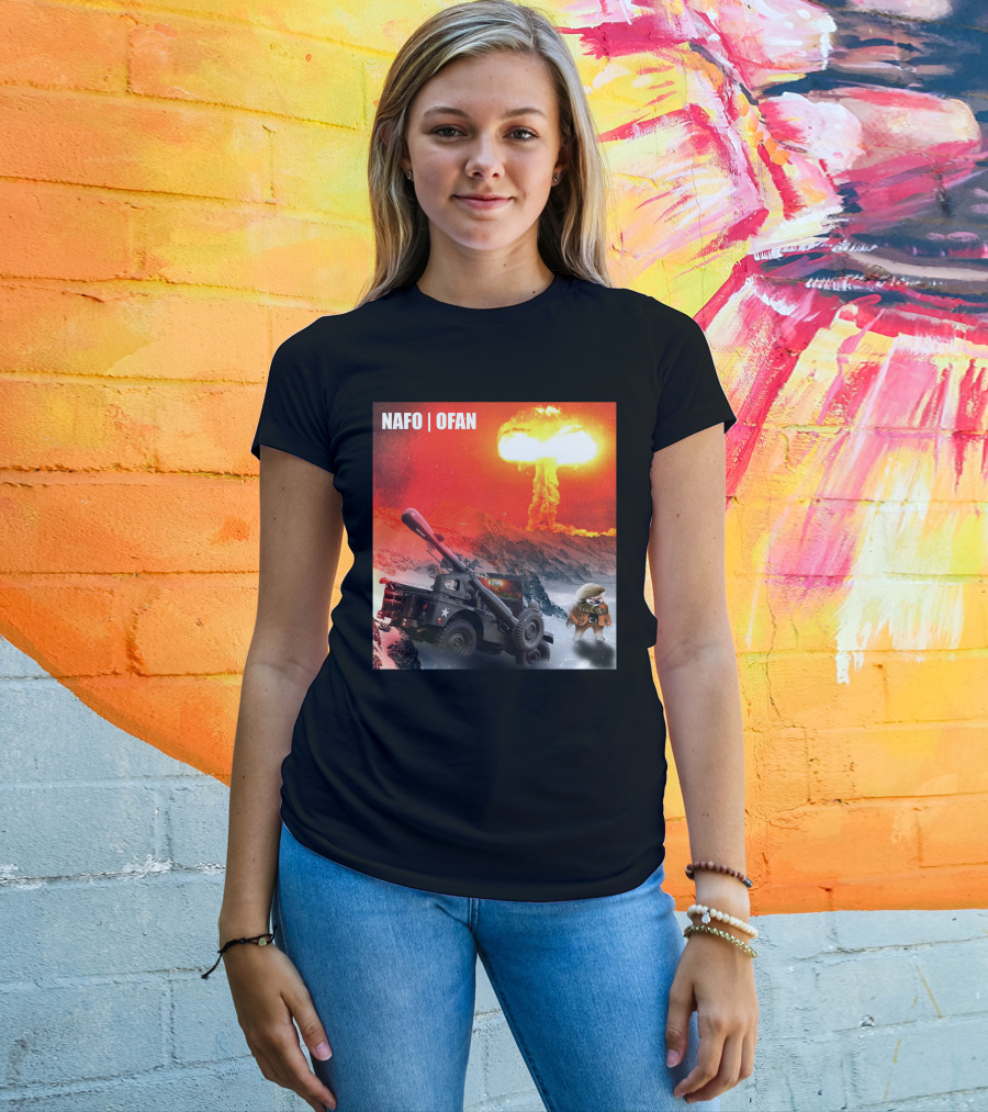 NAFO OFAN Crockett Rocket Explosion Scene T-Shirt