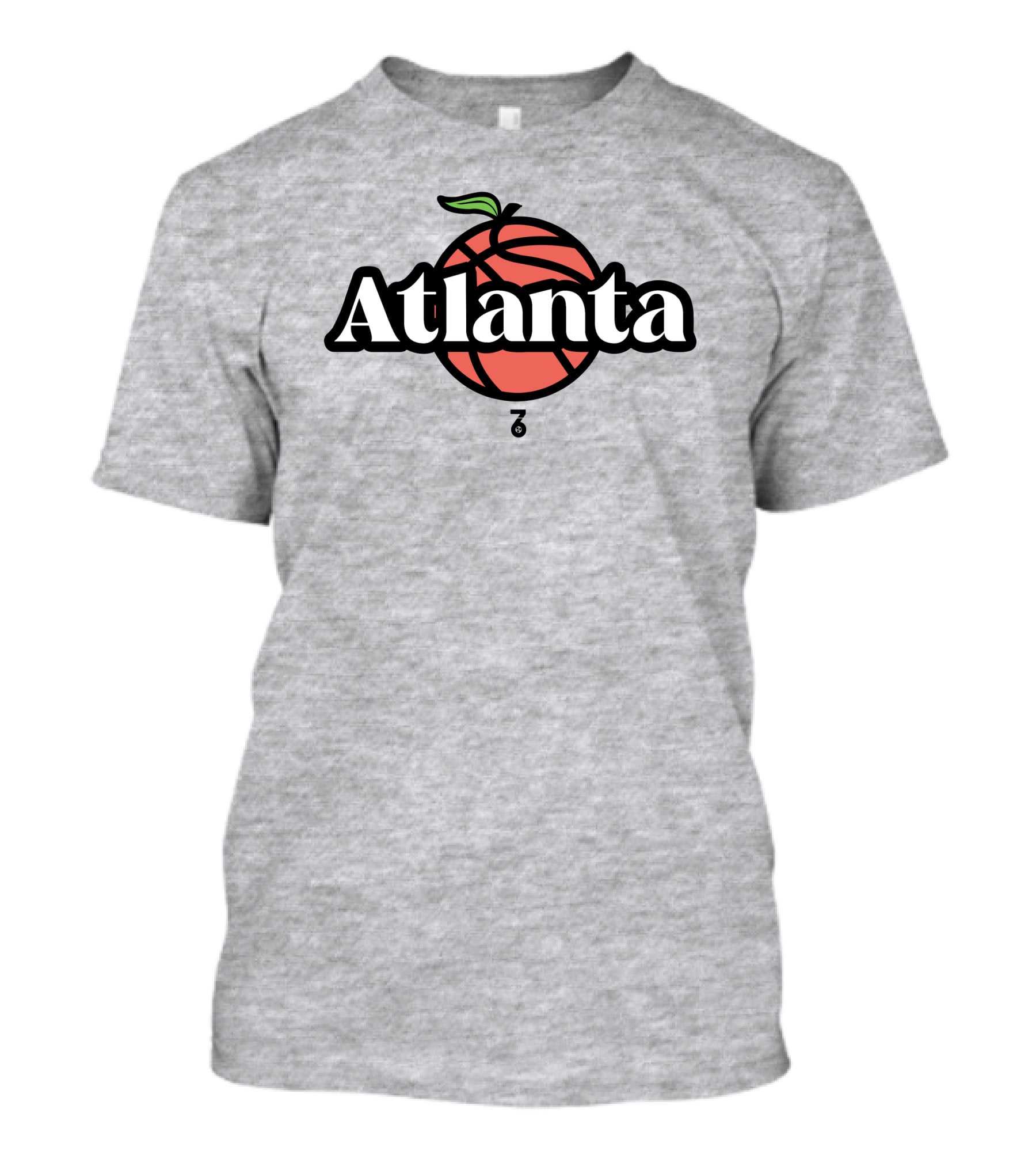Seven Six Merch Atlanta Peach Basketball T-Shirt