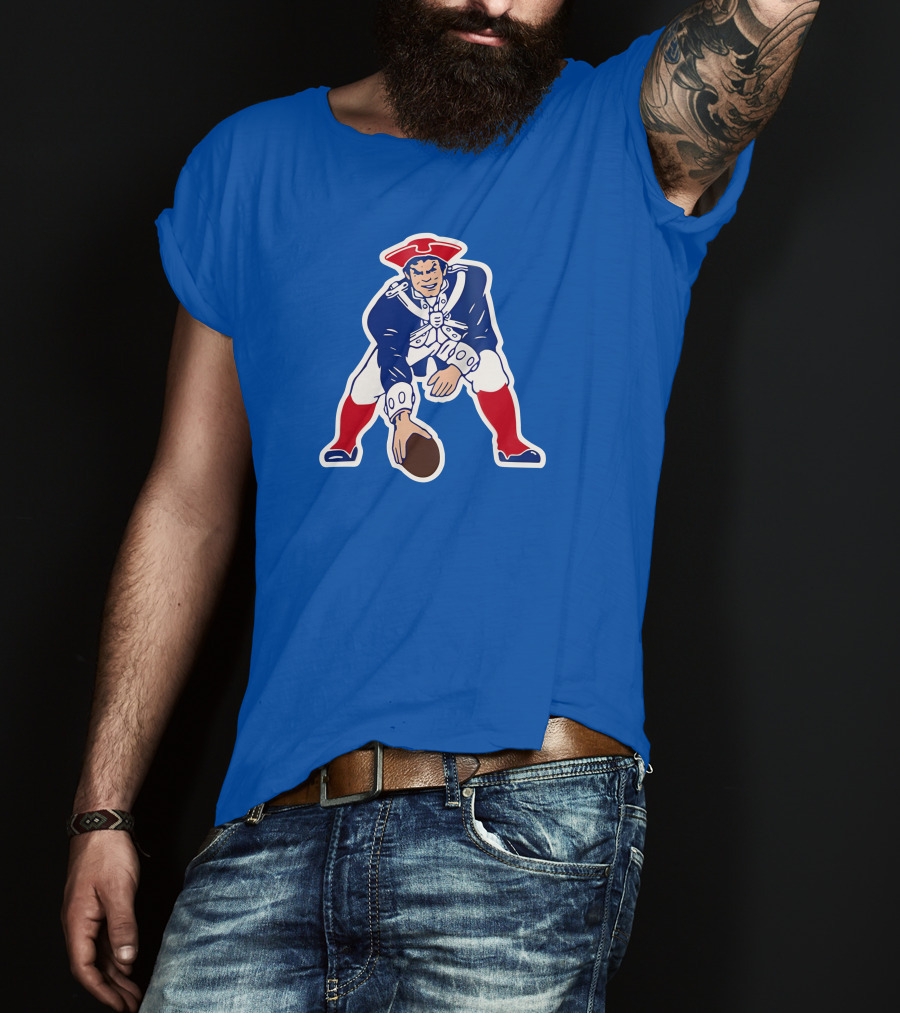 New England Patriots Sideline Arch Jersey Football Retro T-Shirt