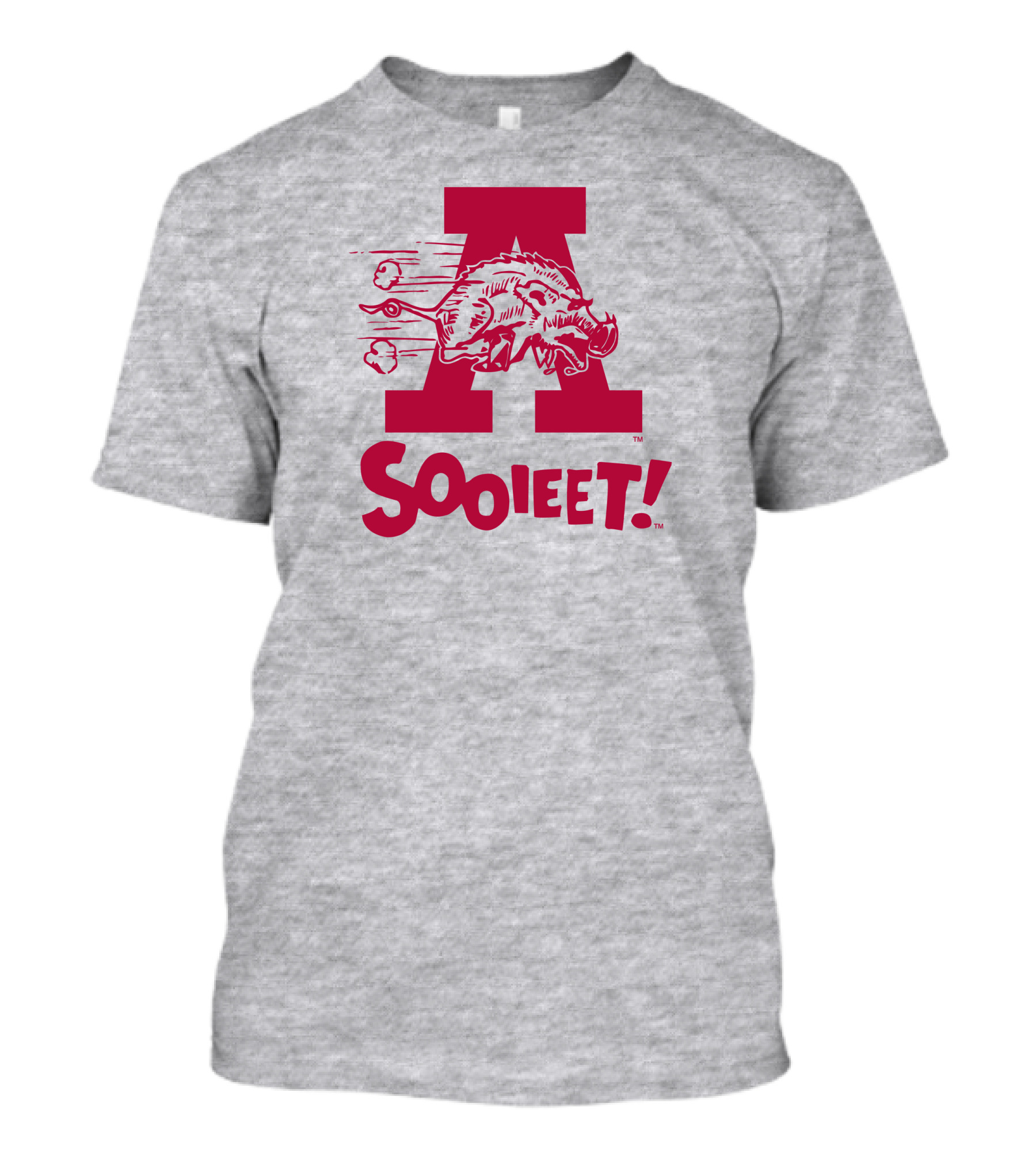 Eric Musselman Wearing Arkansas Razorbacks Logo Sooieet T-Shirt