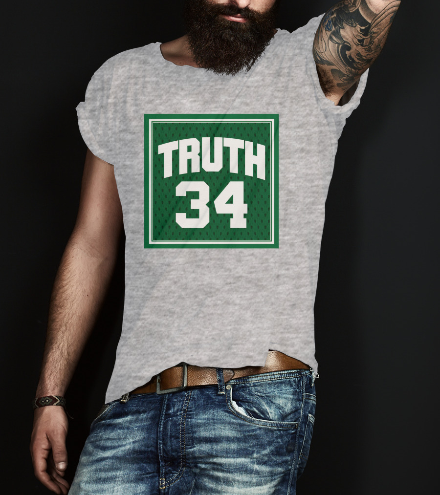 Boston Celtics Truth 34 Green Jersey T-Shirt
