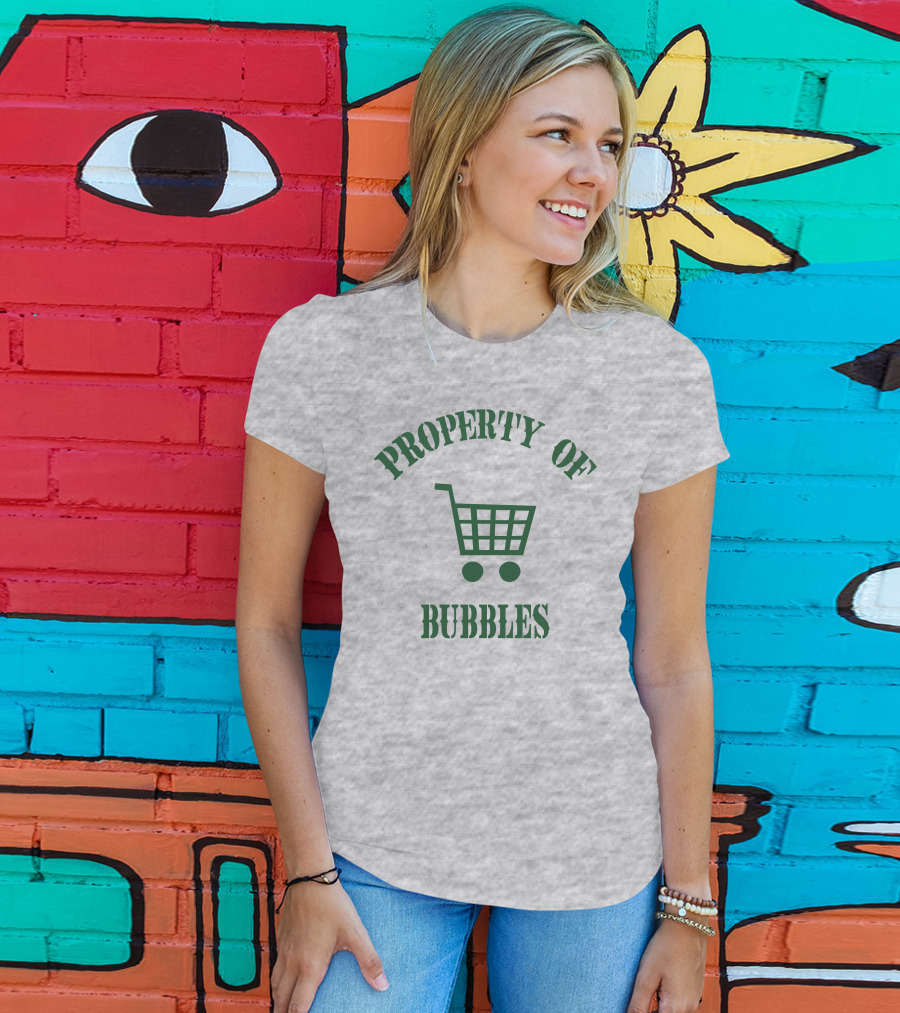 Property Of Bubbles Ziggy Sobotka Shopping Cart T-Shirt