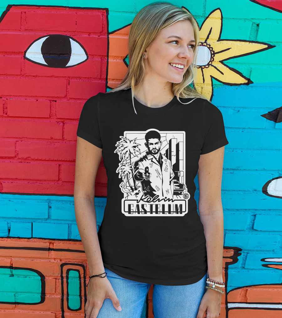 Kelvin Gastelum Urban Noir Street Scene T-Shirt