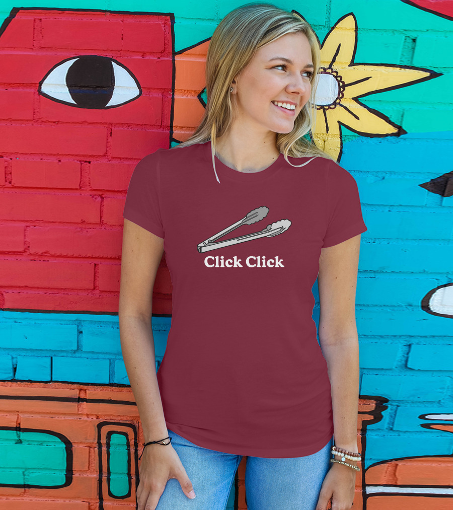 Middleclassfancy Click Click Tongs T-Shirt