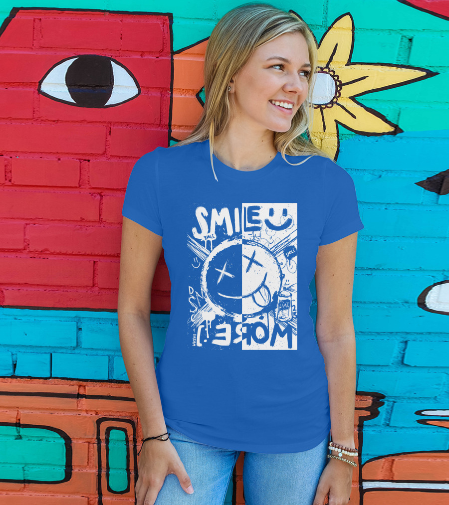 Dream Merch Smile More Smile Drink Lime T-Shirt