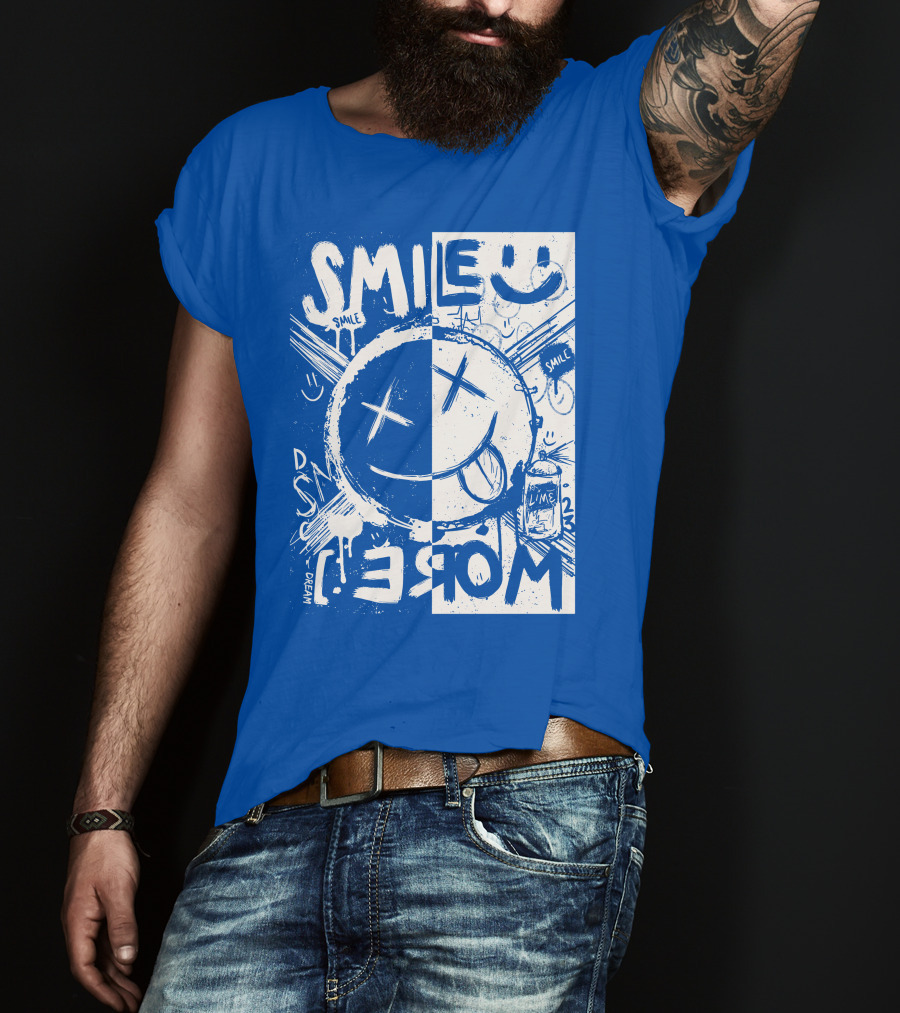 Dream Merch Smile More Smile Drink Lime T-Shirt