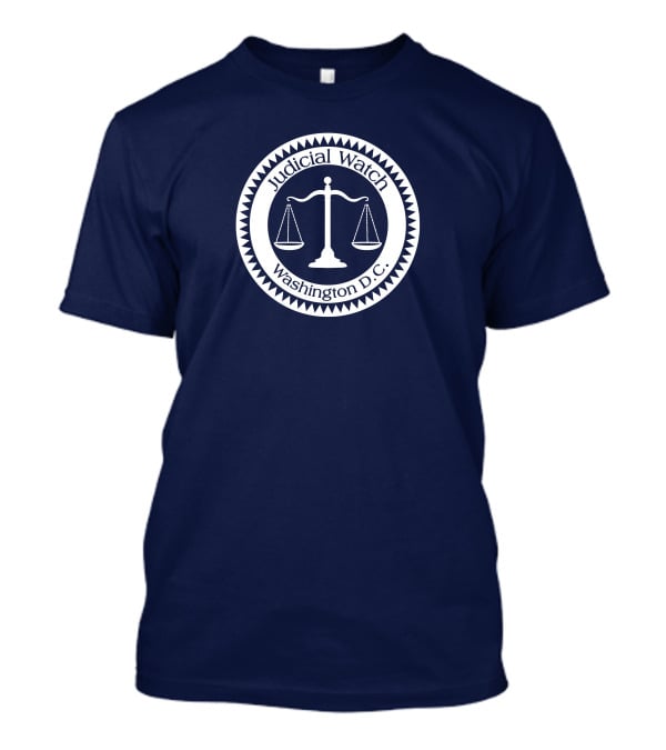 Judicial Watch Washington D.C. Scales Of Justice Seal T-Shirt