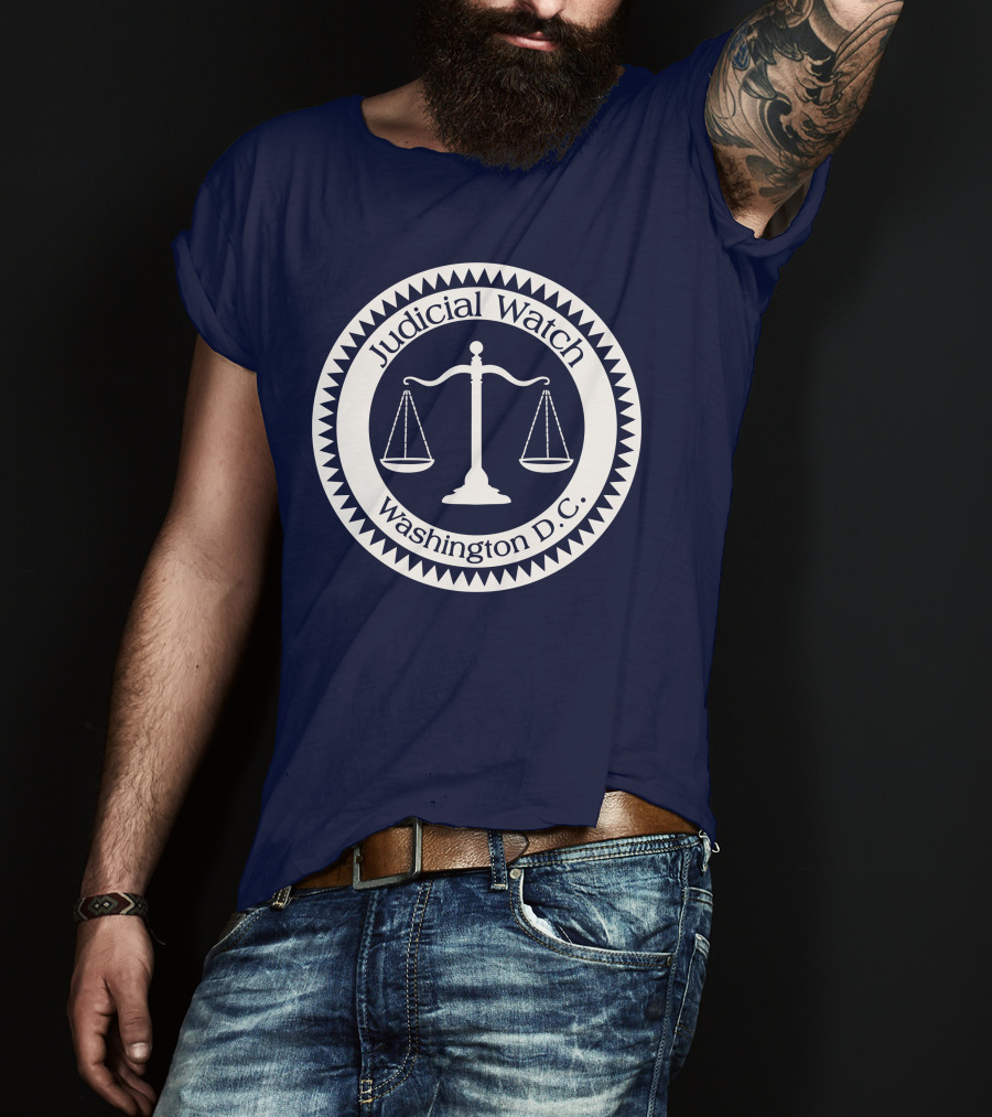 Judicial Watch Washington D.C. Scales Of Justice Seal T-Shirt