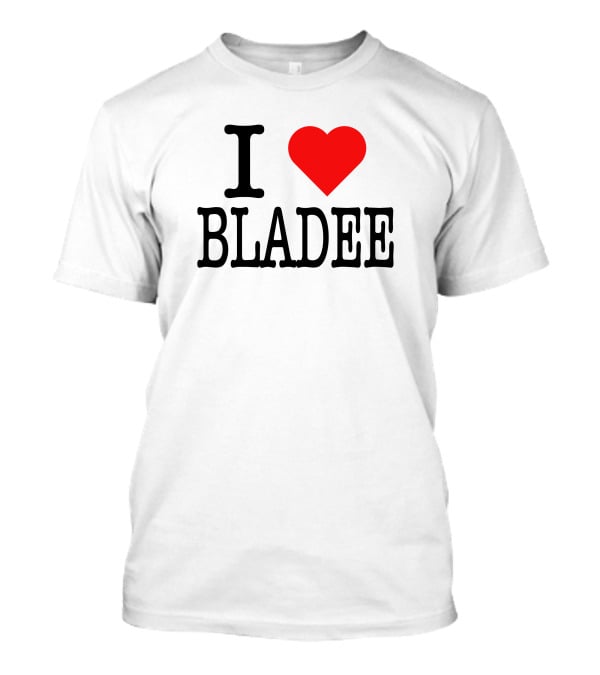 I Love Bladee Heart Symbol Fandom T-Shirt