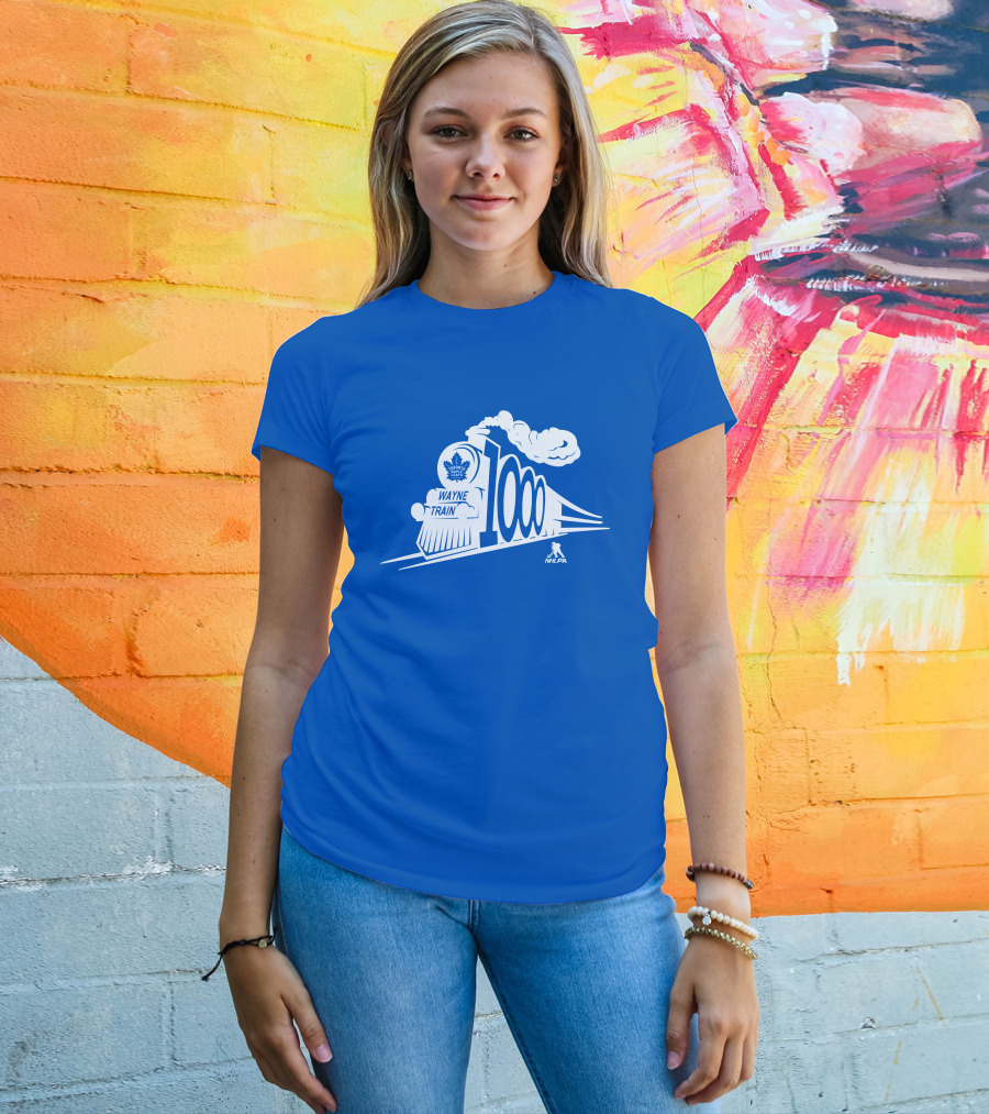 Sportsnet Wayne Train NHLPA 1000 Toronto Maple Leafs T-Shirt