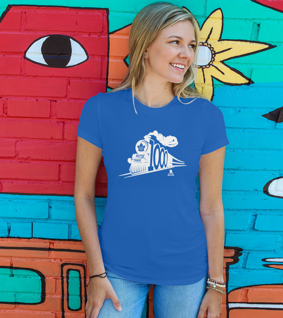 Sportsnet Wayne Train NHLPA 1000 Toronto Maple Leafs T-Shirt