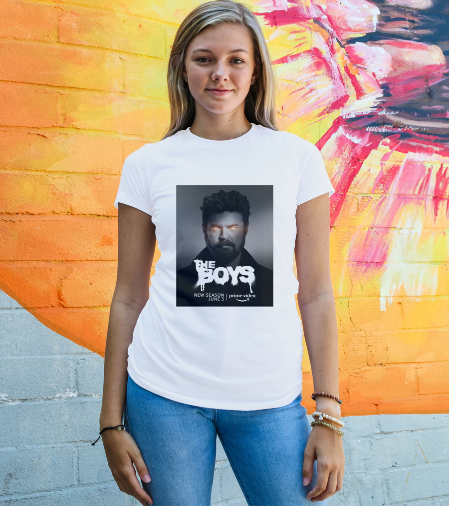 The Boys New Season June 3 Prime Video Superhero Dark T-Shirt