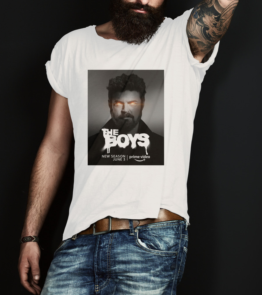 The Boys New Season June 3 Prime Video Superhero Dark T-Shirt
