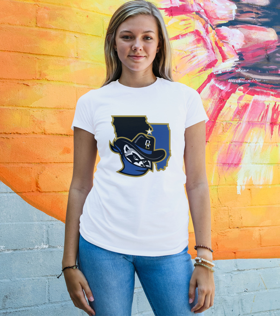 Quad Cities River Bandits Midwest League Baseball Logo 22 T-Shirt