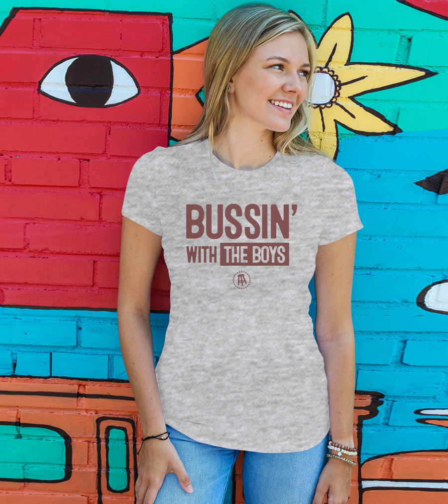 Bussin' With The Boys Red Logo Onesie T-Shirt